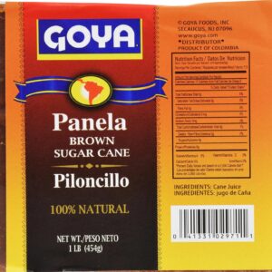 Goya Panela / Cane Sugar Cuadrada 24 x 454 G