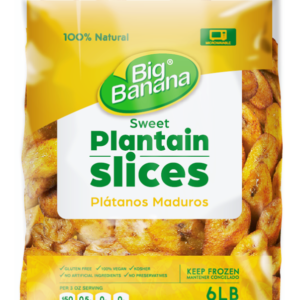 FZ Big Banana Sweet Plantain Slices Pre-cooked 4 x 6 Lb