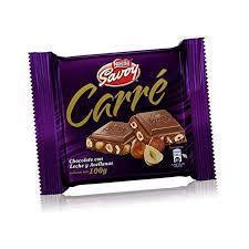 Nestle Savoy Carre Hazelnuts - 10 x 100 G Unit