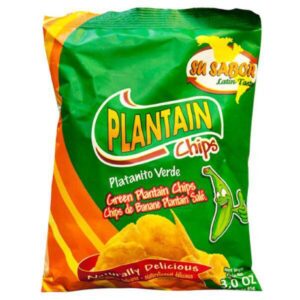Su Sabor Plantain Chips - Verde / Green 24 x 3 oz