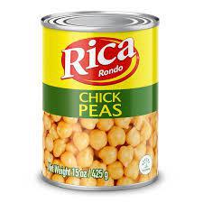 Rica Chickpeas Can 24 x 425 G