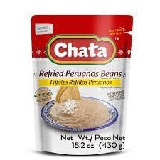 Chata Refried Peruvian Beans 12 x 430 g