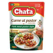 Chata Pork Meat Pastor Style Pouch 12 x 227 g