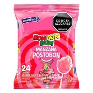 Bon Bon Bum Manzana Postobon 15(24 x 456g)